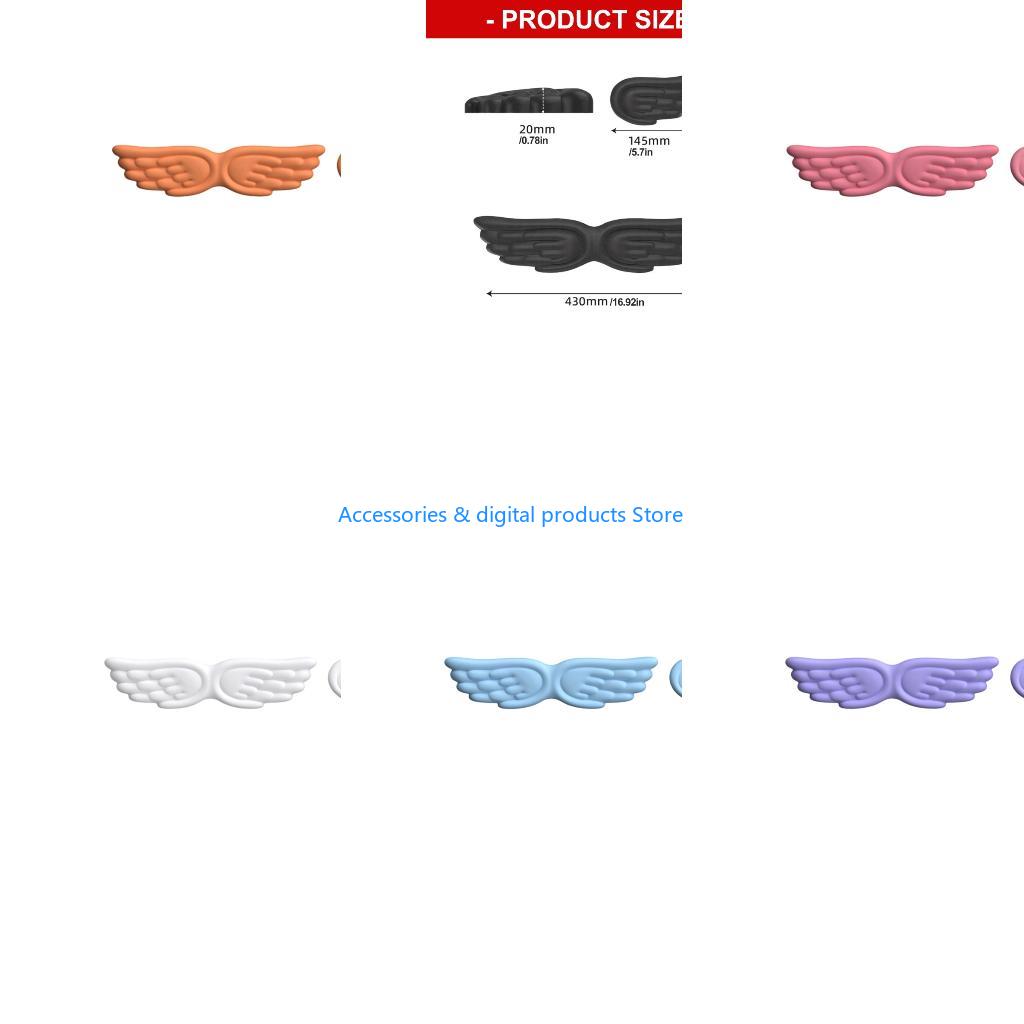 Wrist Rest Ergonomic - 77JD Set tappetini per mouse con