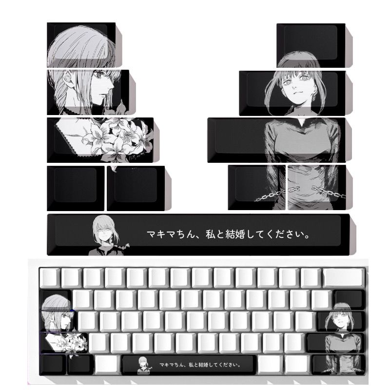 Keycaps a Tema Chainsaw Man Ma - Gaming Accessories For Gaming Setup recensione e prezzo