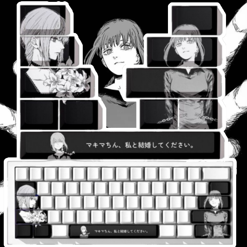 Keycaps a Tema Chainsaw Man Ma - Gaming Accessories For Gaming Setup recensione e prezzo