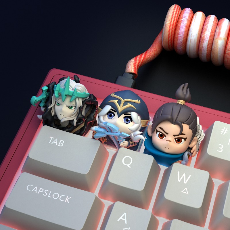 Keycaps LOL Originali a Tema A - Gaming Accessories Cute recensione e prezzo
