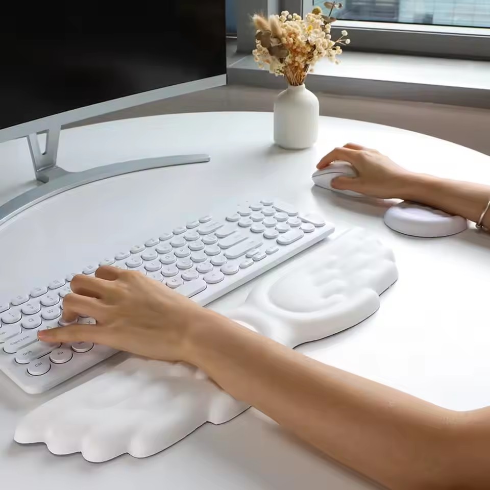Set Tappetino Mouse con Poggia - Wrist Rest Ergonomic recensione e prezzo