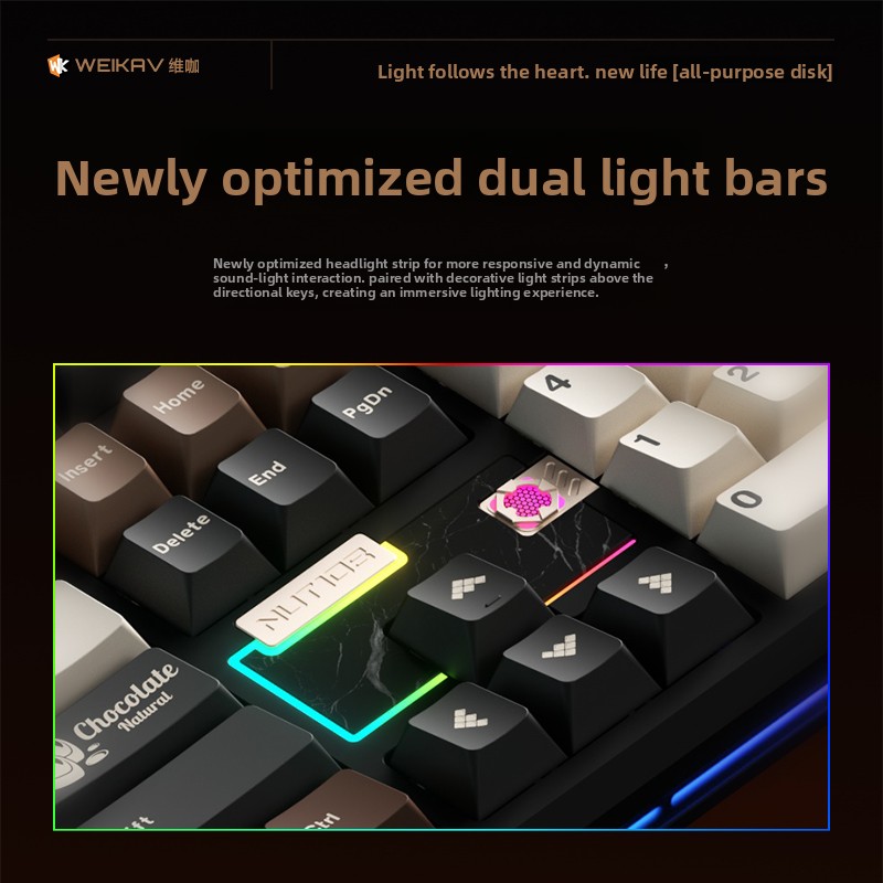 Tastiera Meccanica WEIKAV NUT1 - Gaming Accessories For Gaming Setup recensione e prezzo