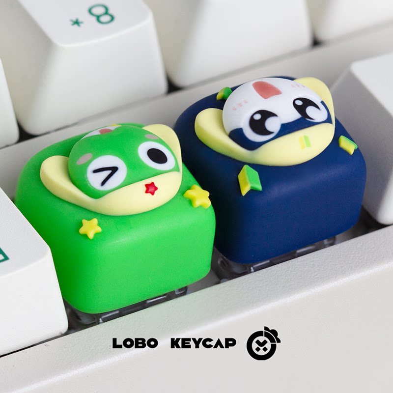 Keycaps a Tema Anime Keroro pe - Gaming Accessories Cute recensione e prezzo