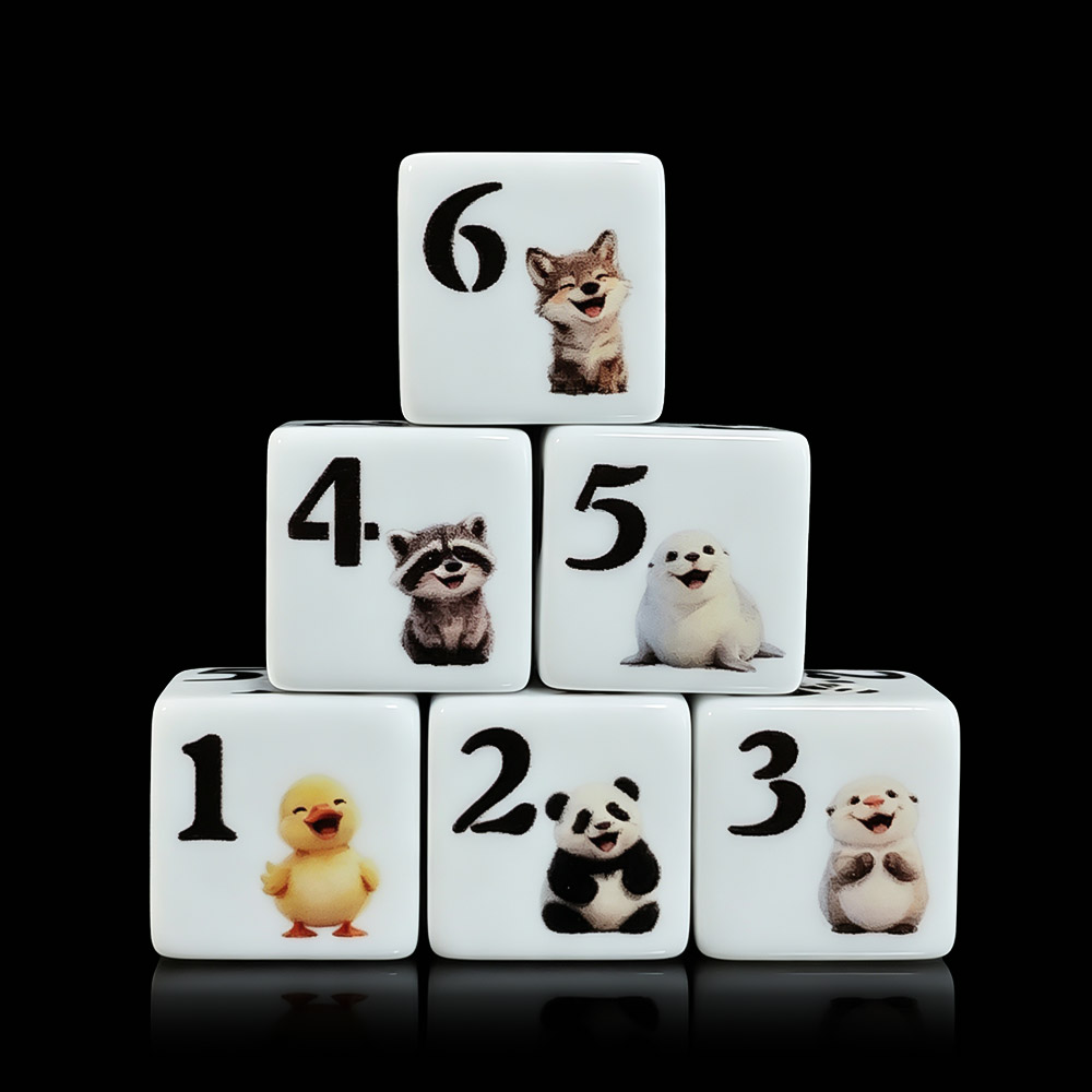 12 pezzi di dadi D6 in acrilic - Gaming Accessories Cute recensione e prezzo